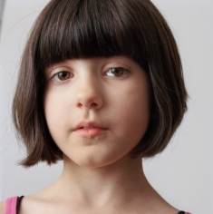 8-Year-Old Girl with Brown Hair, 2009