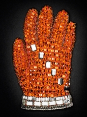Orange Swarovski Crystal Glove, 2009