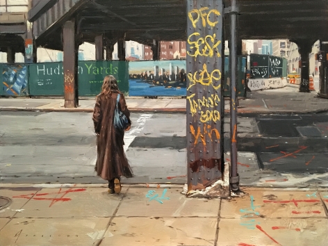 Vincent Giarrano, Crossing at the Hudson Yards