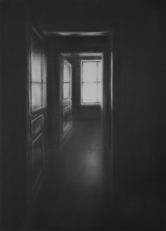 Simon Schubert, Untitled (Window and Two Doors), 2017