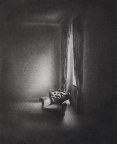 Simon Schubert, Untitled (Light on Armchair), 2017